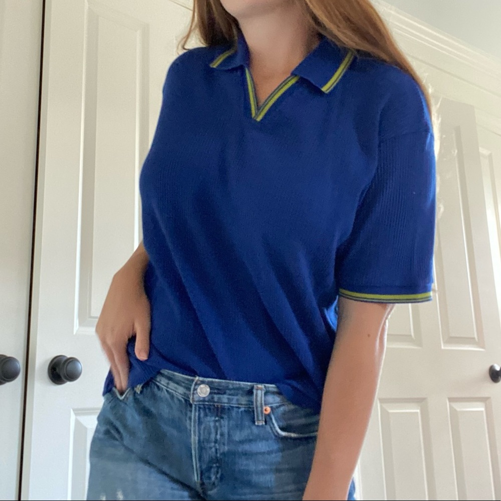Armani Exchange Vintage Campus Polo Top